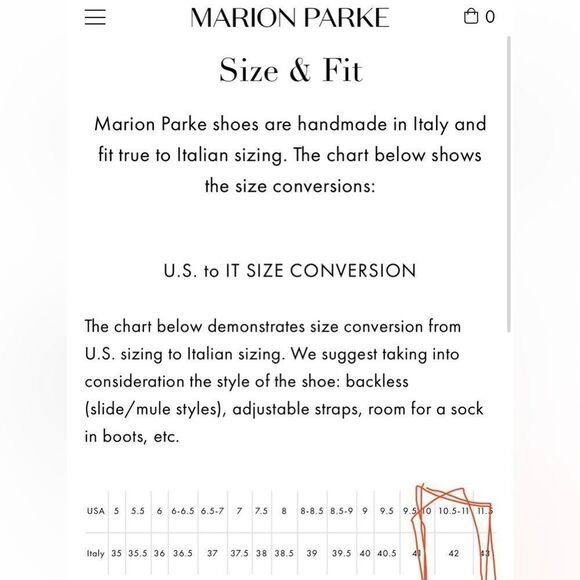 MARION PARKE Must Have Pointed Toe Patent Leather Pump Heel Black, Euro 42 NWT - Picture 17 of 17